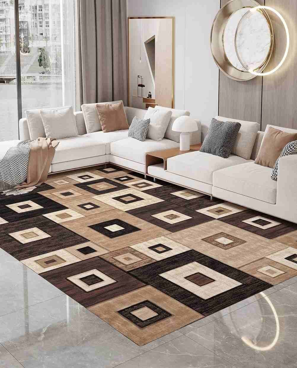High Quality Custom Modern TPE Carpet Hand-Tufted Floral Design with Logo Cut-Shape Area Rugs Sets for Hotels Homes Sample Rooms