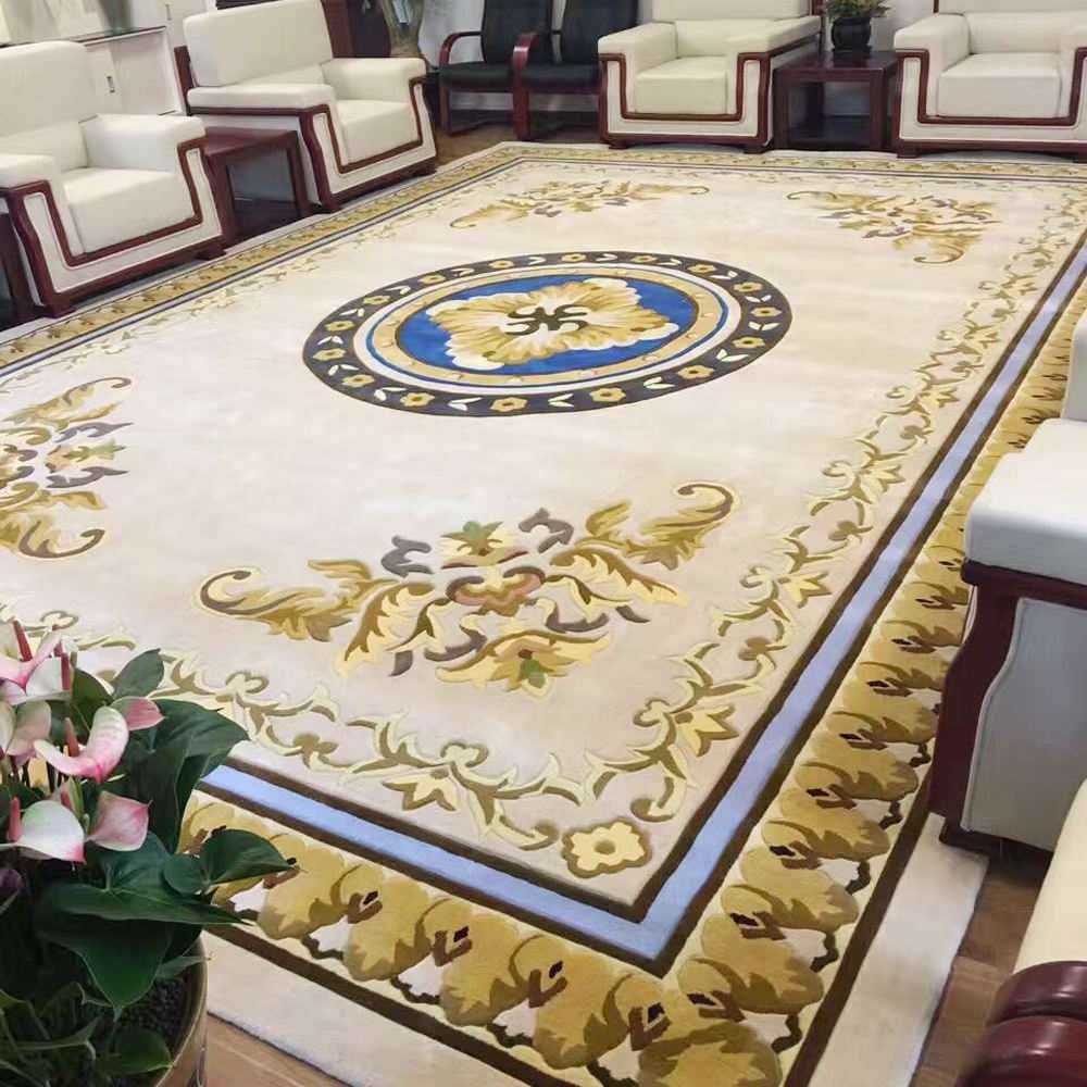 100% Silk 5 Star Hotel Carpet Handmade Persian Carpet Luxury Hand Tufted Rugs for Living Room Bedroom